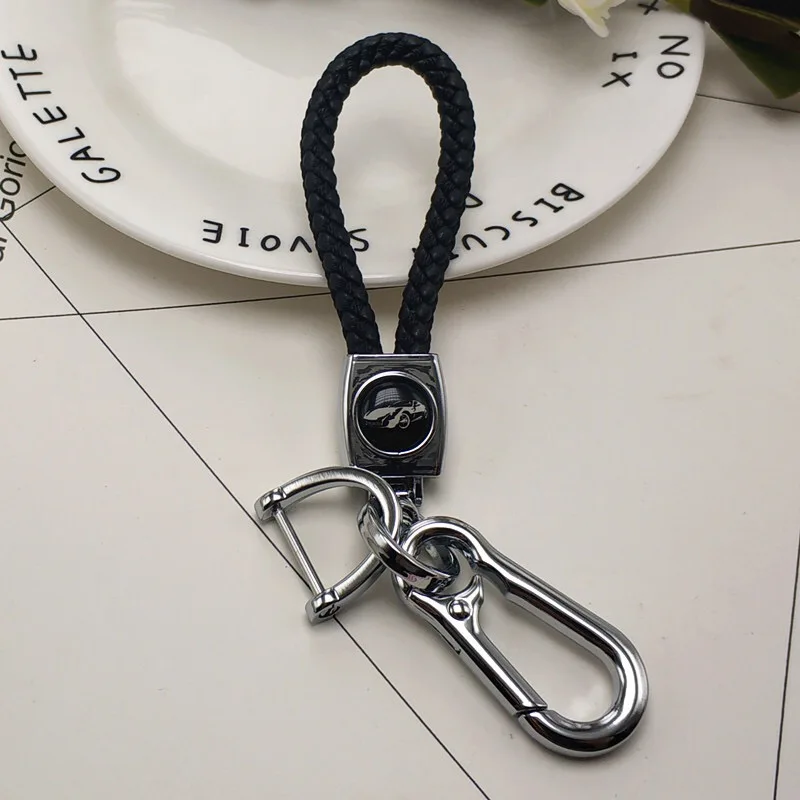 

Leather Car Key Case Leather For Lynkco 01 02 03 Keychain Bag Remote Fob Protector Accessories Cover