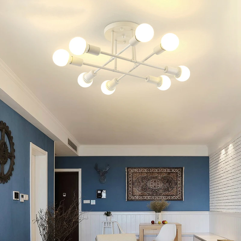 

nordic lustre pendente luminaire glass ball Home Decoration E27 Light Fixture LED pendant lights bedroom lustre pendente