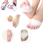 Исправляющий искривление большого пальца силиконовый разделитель для пальцев ноги большой Bone средства ухода за кожей стоп Шинная Выпрямитель ортопедические брекеты, забота о ногах, корректор для большого пальца стопы можно инструменты