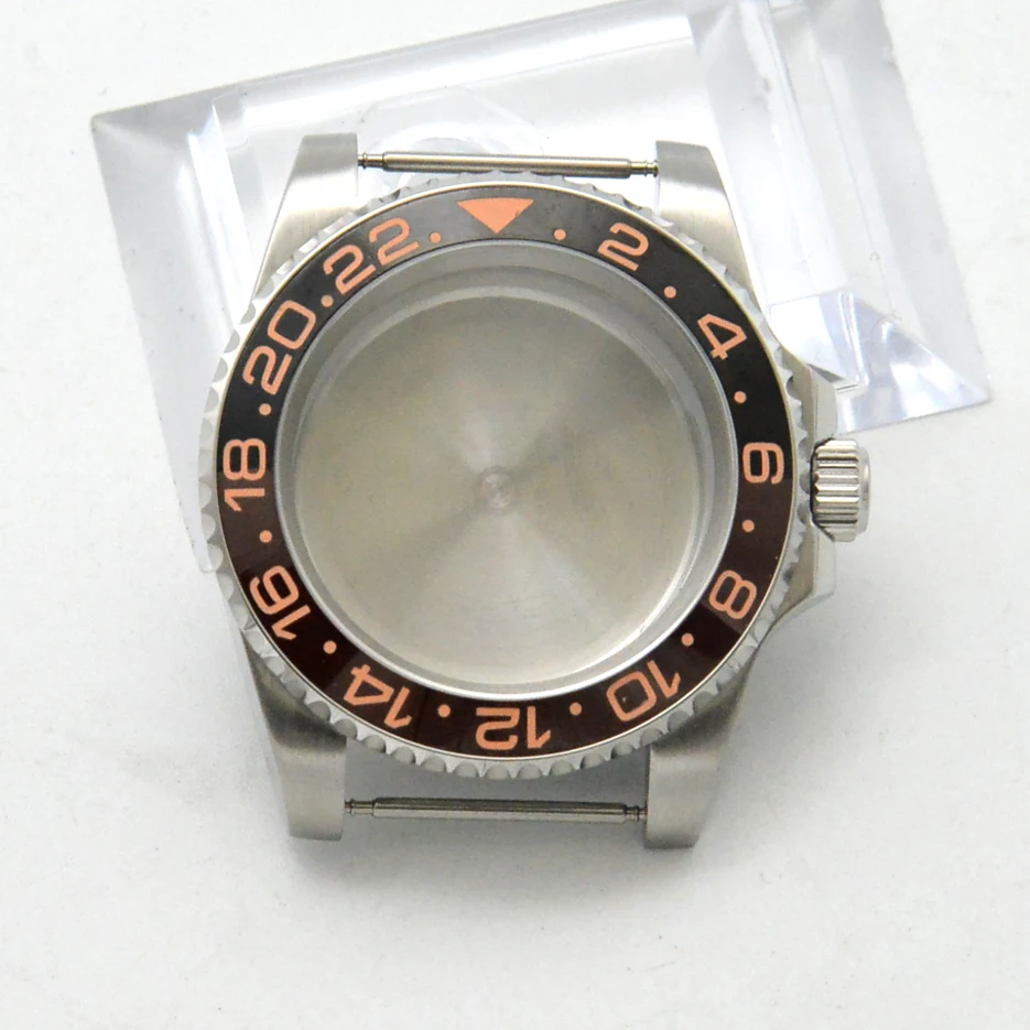 

Diver Water Ghost Watch Case Sapphire Crystal Ceramic Bezel Watch Case Suitable 28.5mm Dial For Seiko 4R/NH35A/NH36A Movement