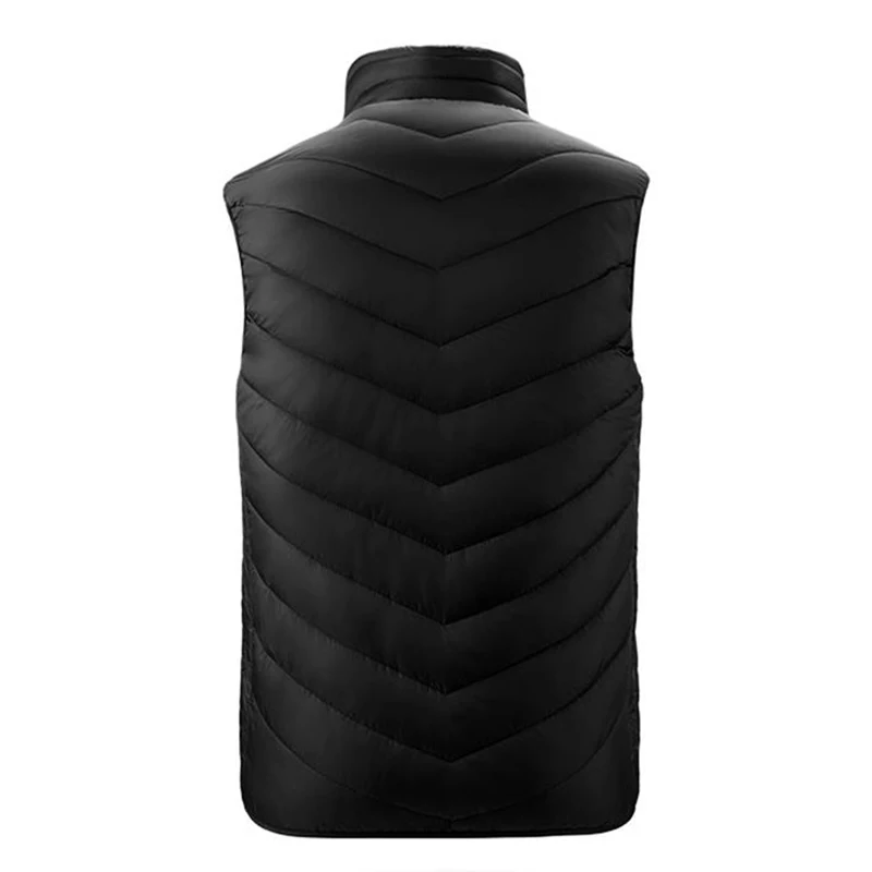 2 heating zones Heated Vest Warm Winter USB Electric Jacket Men Women Heating Coat Washable Thermal clothes jacket | Спорт и