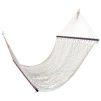 hammock outdoor fashion casual white cotton rope net hammock indoor comfortable super load bearing hammock 200x150cm
