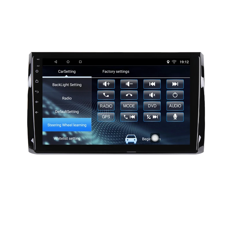 Автомобильный мультимедийный DVD плеер 10 дюймов Android GPS для Skoda Kodiaq 2016 2017 2018 аудио