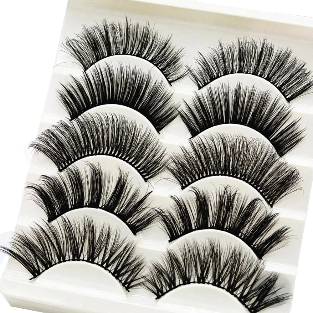 MJS 5 на 5D норковые ресницы накладные наращивание макияж оптовая продажа