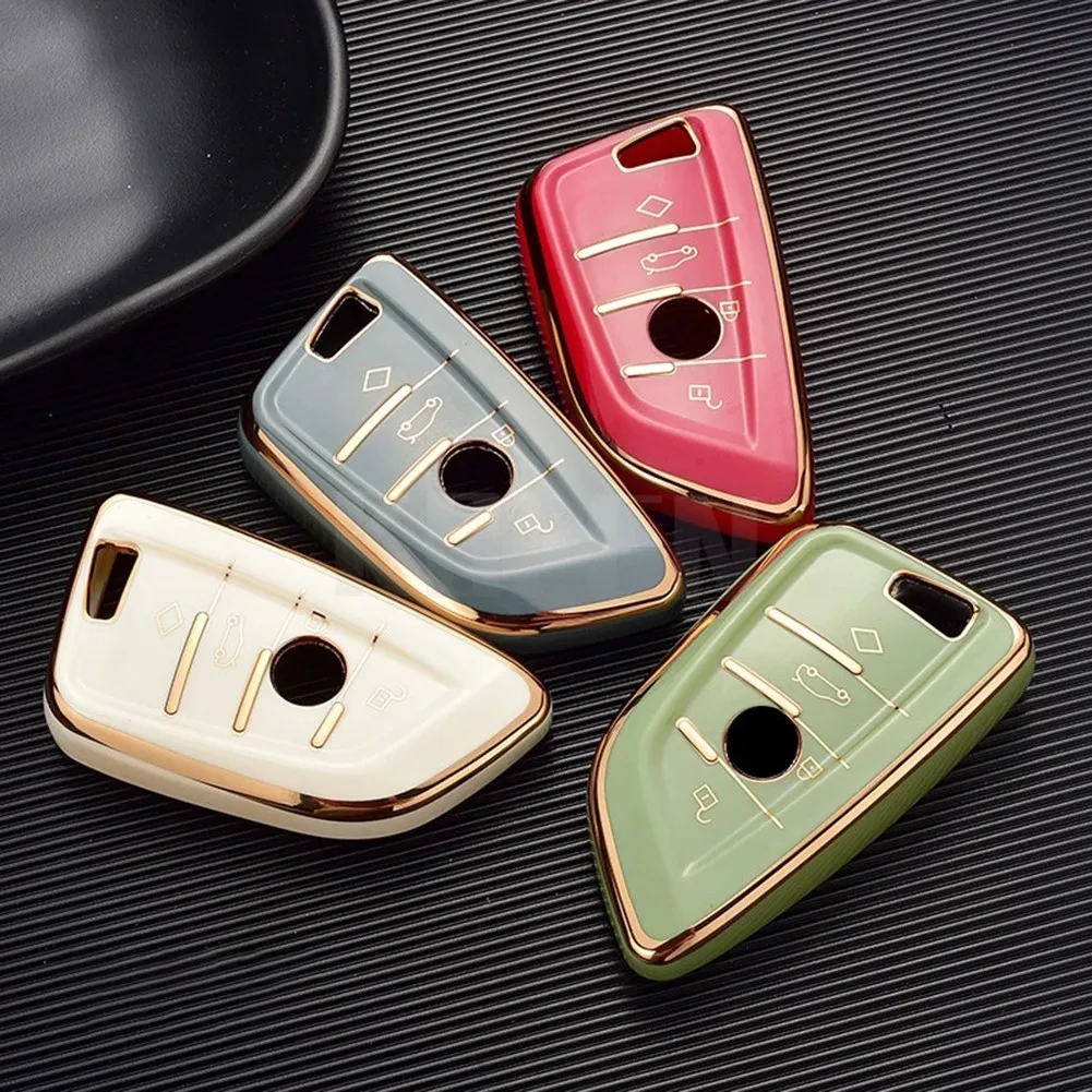 

Multi-color Soft TPU Car Key Fob Case Cover Protector For BMW X1 X3 X5 X6 5 7 Series G20 G21 G31 G32 Car Accessories