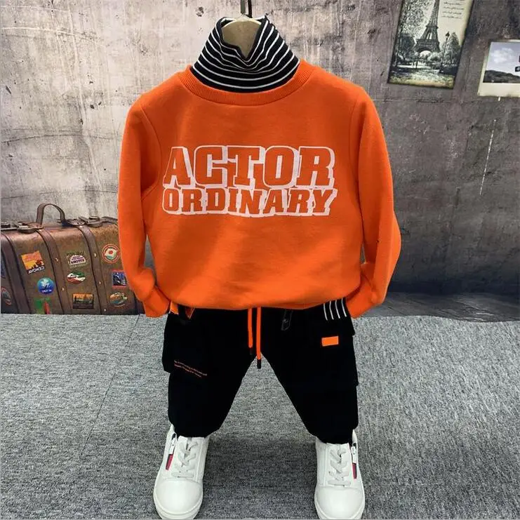 Зимние комплекты детской одежды пальто из искусственной кожи для мальчиков