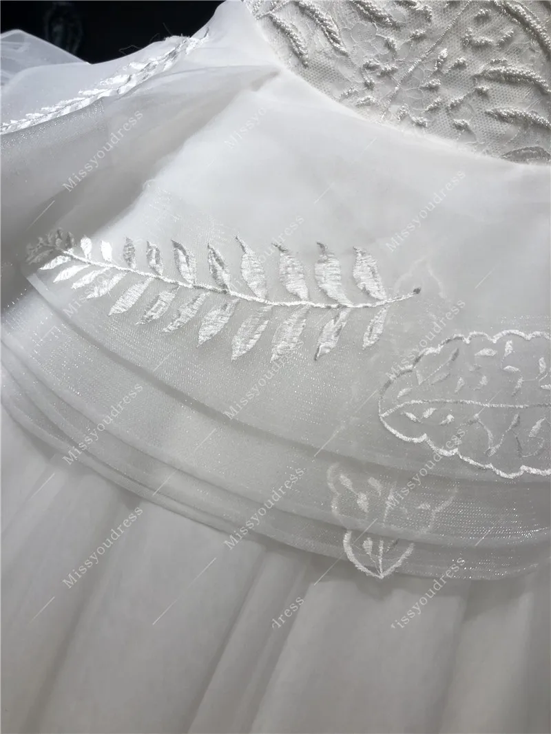 свадебное платье 2021 Newest High Quality Ivory Strapless Embroidery Ball Gown Floor Length with Train Bridal Wedding Dresses