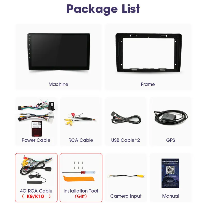 2 din Android Car Radio Navigation GPS For Renault Duster 2015 2016 2017 2018 Multimedia Video Player 2din AM stereo IPS screen |