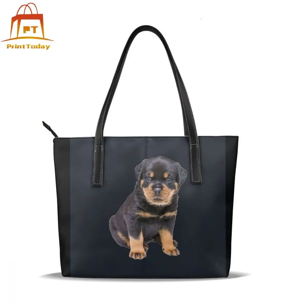 

Сумка для щенков, ротвейлеров, щенков, ротвейлеров, сумки с верхними ручками, школьная сумка с принтом, кожаная сумка-тоут, женские сумки