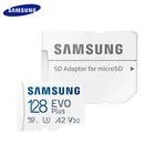 Оригинальная карта памяти SAMSUNG EVO PLUS, 128 ГБ, 256 ГБ, 512 ГБ, A2 V30 U3, карта TF, 64 ГБ, A1 V10 U1, скорость передачи данных до 130 МБ, карта MicroSD