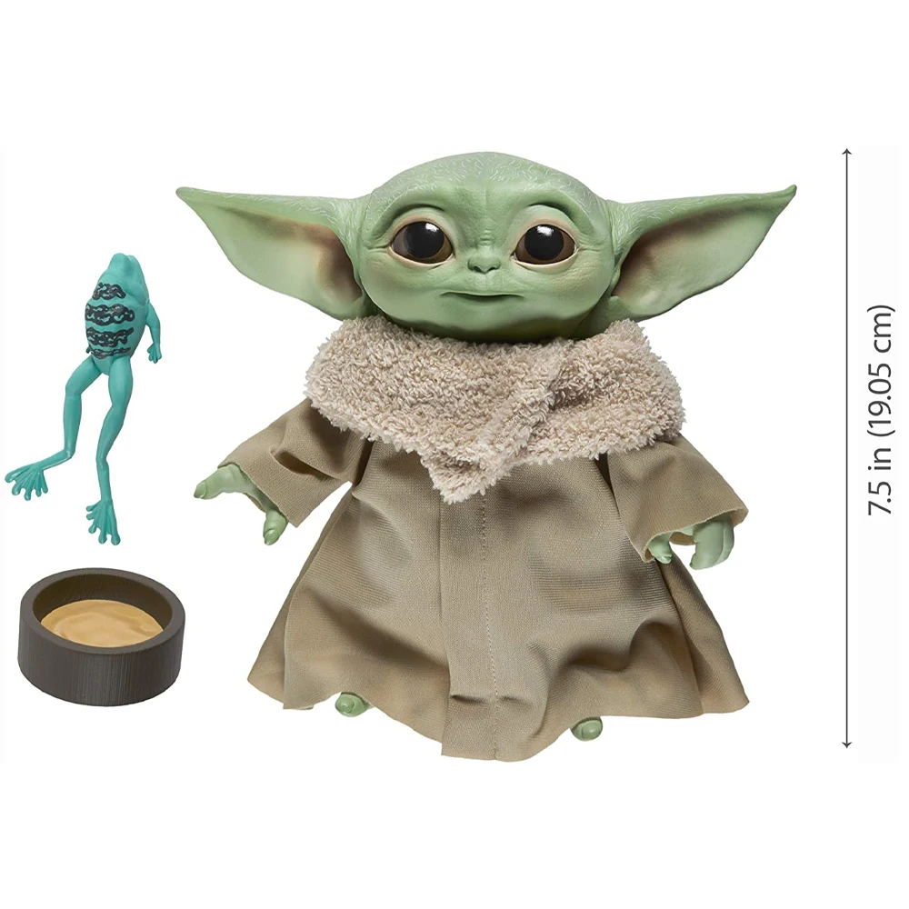 

Original Star Wars Baby Yoda The Mandalorian Toy The Child Talking Plush Toy with Character Sounds and Accessories for Kids