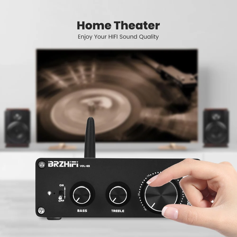 Усилитель Bluetooth Hi-Fi предварительный усилитель Bile Preamp 6j5 вакуумный трубный с
