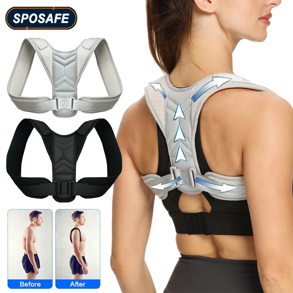 Adjustable Posture Corrector Back Brace Comfortable Trainer for Spinal Alignment & Support Humpback Straightener | Спорт и
