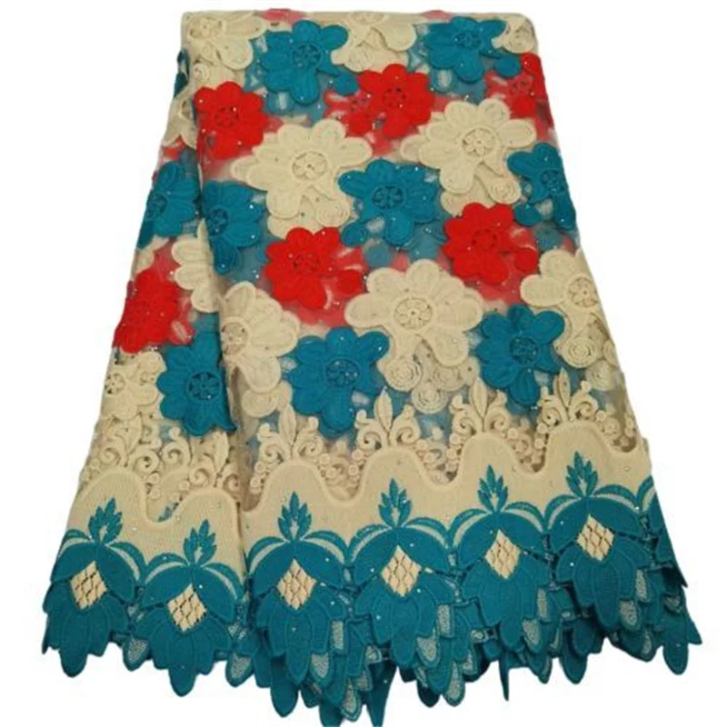 

Зеленая/красная нигерийская сетка, тюль, кружево, лидер продаж, кружевные ткани с камнями, нигерийская Водорастворимая кружевная ткань для ...