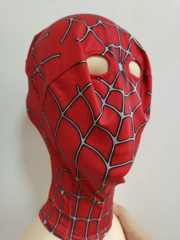 only fabric mask Косплэй Удивительный Человек-паук 2 Человек-паук шлем Спайдермен "Человек-паук" Faceshell с линзами из ткани, с изображением Человека-паука маска для лица - Цвет: only fabric mask