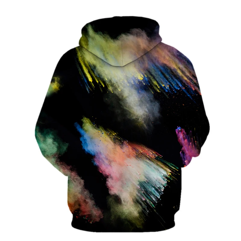 Толстовка унисекс оверсайз на молнии с 3D-принтом | Мужская одежда