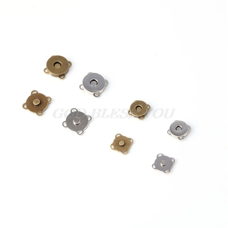 10 шт. 14/ 18 мм сделай сам магнитная застежка для сумочки металлическая кнопка сумка