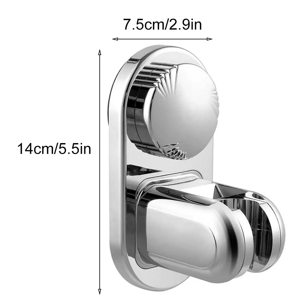 

Adjustable Shower Head Holder Self-Adhesive Handheld Drill-Free Showerhead Rack Punch-Free Chrome Bathroom Wall Mount Bracket