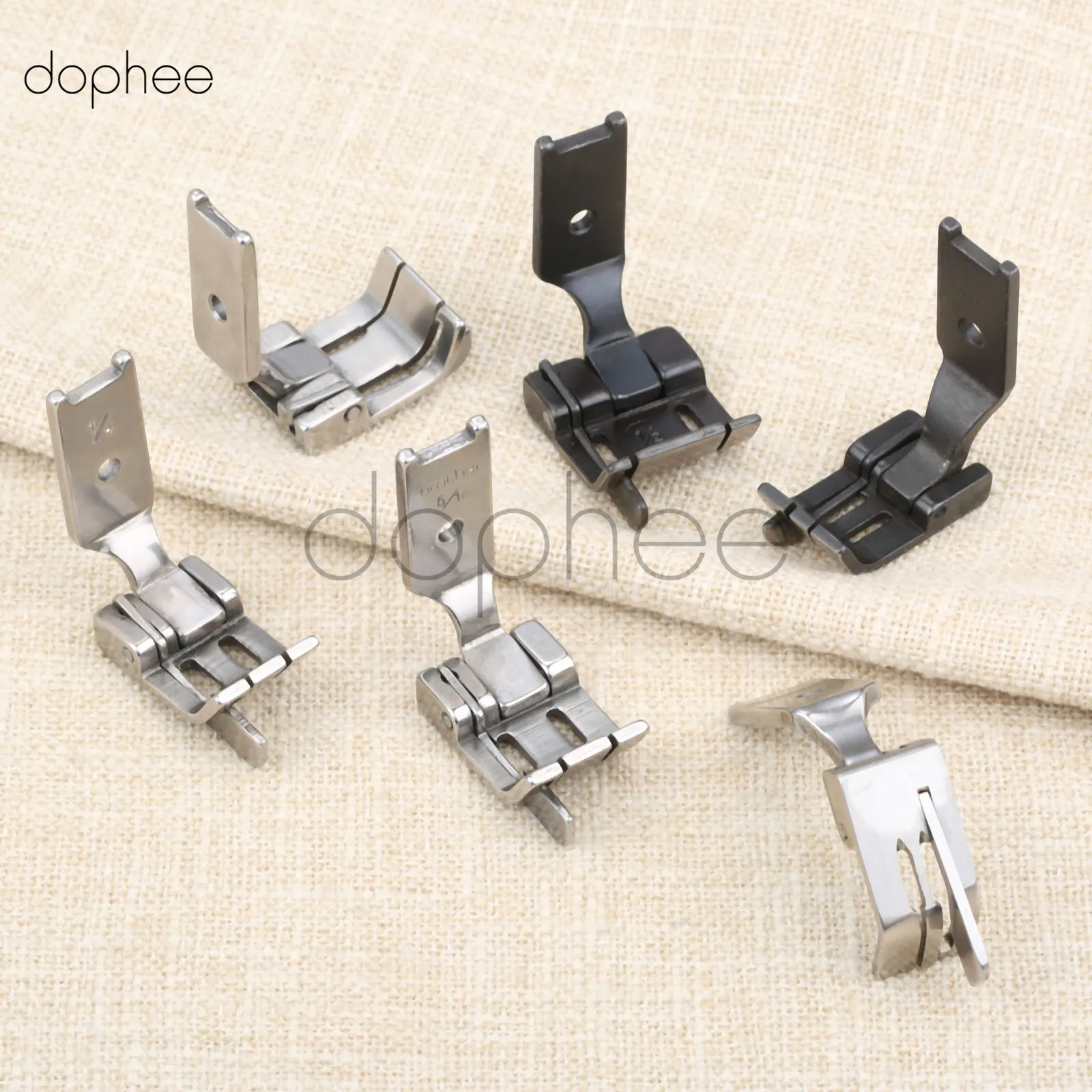 1 шт. левая лапка промышленной швейной машины dophee с резаком детали зигзаг|Швейные