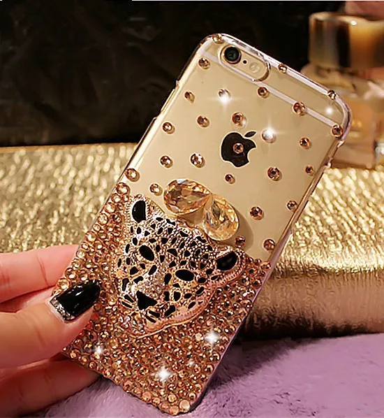 

Leopard Phone Case For iPhone 11 12 Pro Max XR Luxury Coque For iPhone 6 6s 7 8 plus xs max xr Skull Cover Bling Diamond Capa