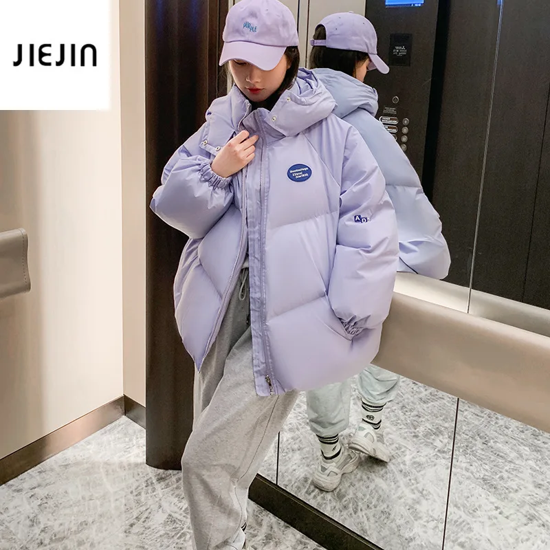 

Korea New Winter Jacket Women Warm Hooded Down Cotton Jacket Parka Retro Hong Kong Style Tide Ins Small Short Cotton Jacket