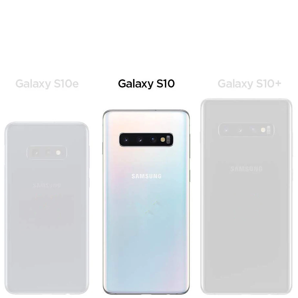 Сверхтонкая жесткая накладка на заднюю панель из ТПУ чехол для samsung Galaxy S10