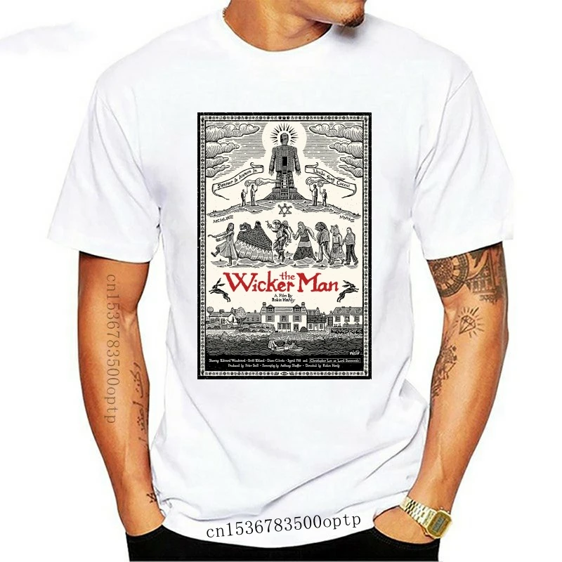 

THE WICKER MAN 70s CULT HORROR MOVIE RETRO VINTAGE HIPSTER UNISEX T SHIRT Casual T-Shirts Hip Hop Style Tops Tee