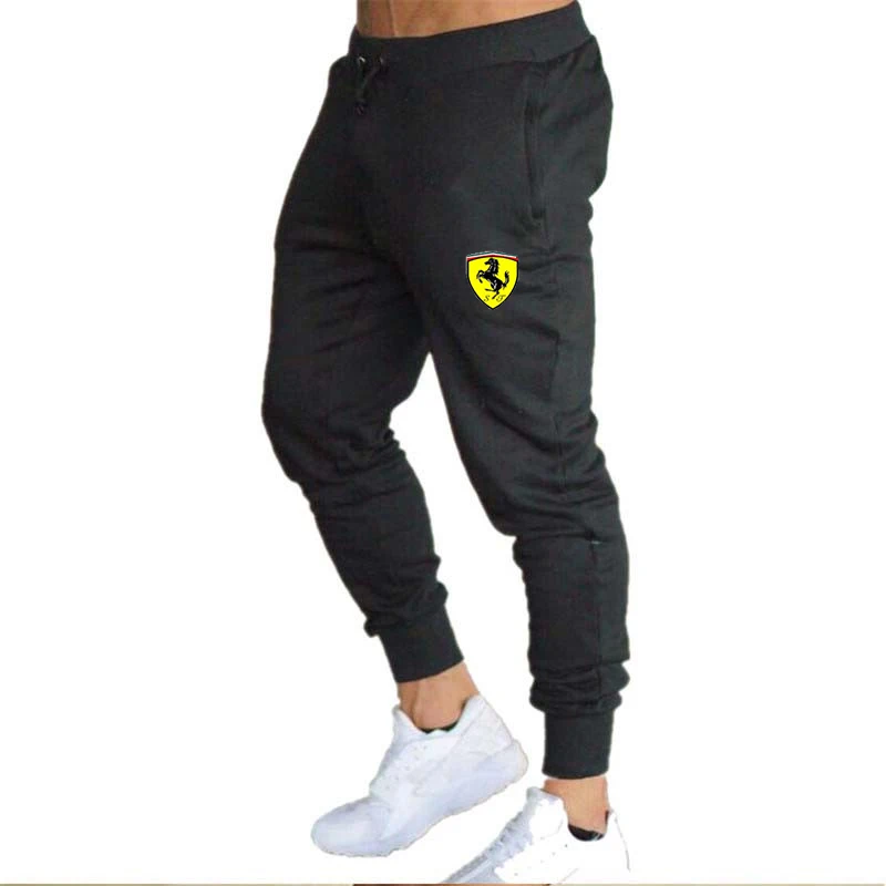 

2021 new printed fashion casual men's casual slim sports men's gym cotton slim jogging sports casual pants trousers