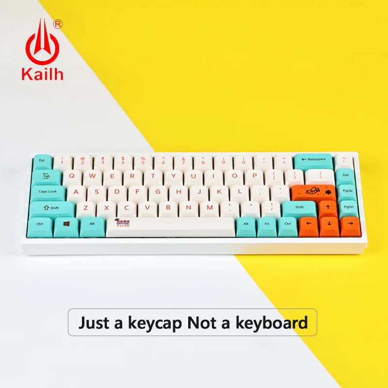

Колпачки для клавиатуры Kailh Just a для механической клавиатуры, материал XDA Profile Dye-sub PBT, 132 клавиш/набор