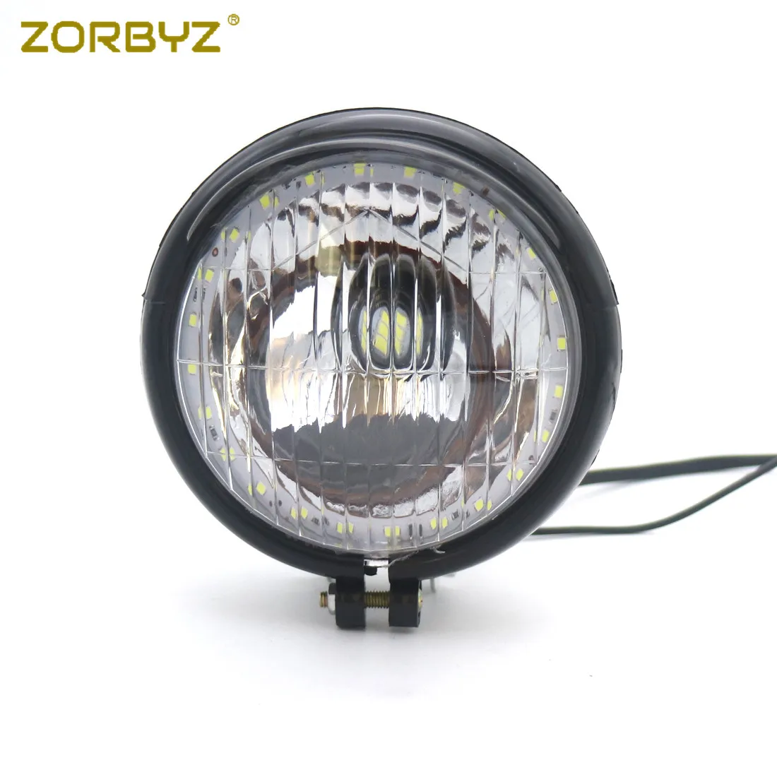 ZORBYZ 5 ''черный/хром ABS Светодиодный прожектор мигает Противотуманные фары