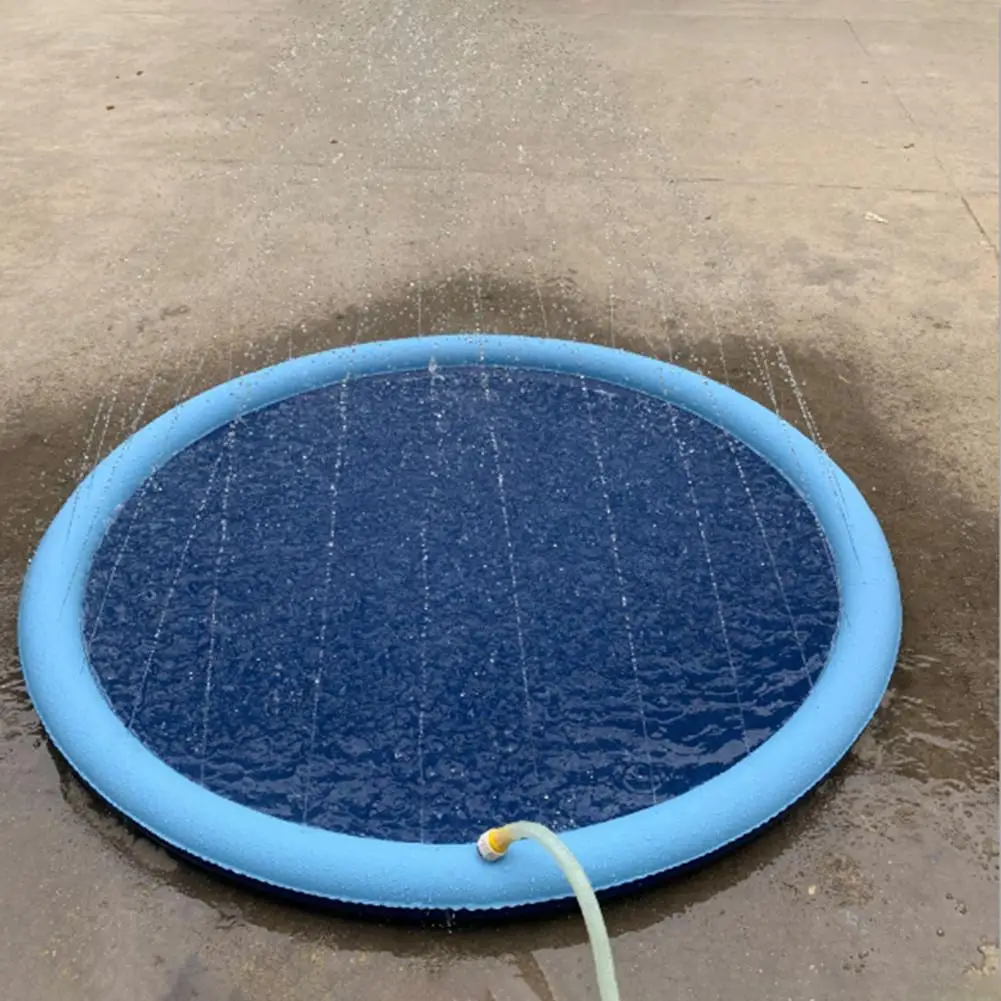 Коврик-Дождеватель для домашних животных игровой мат надувной водяной коврик