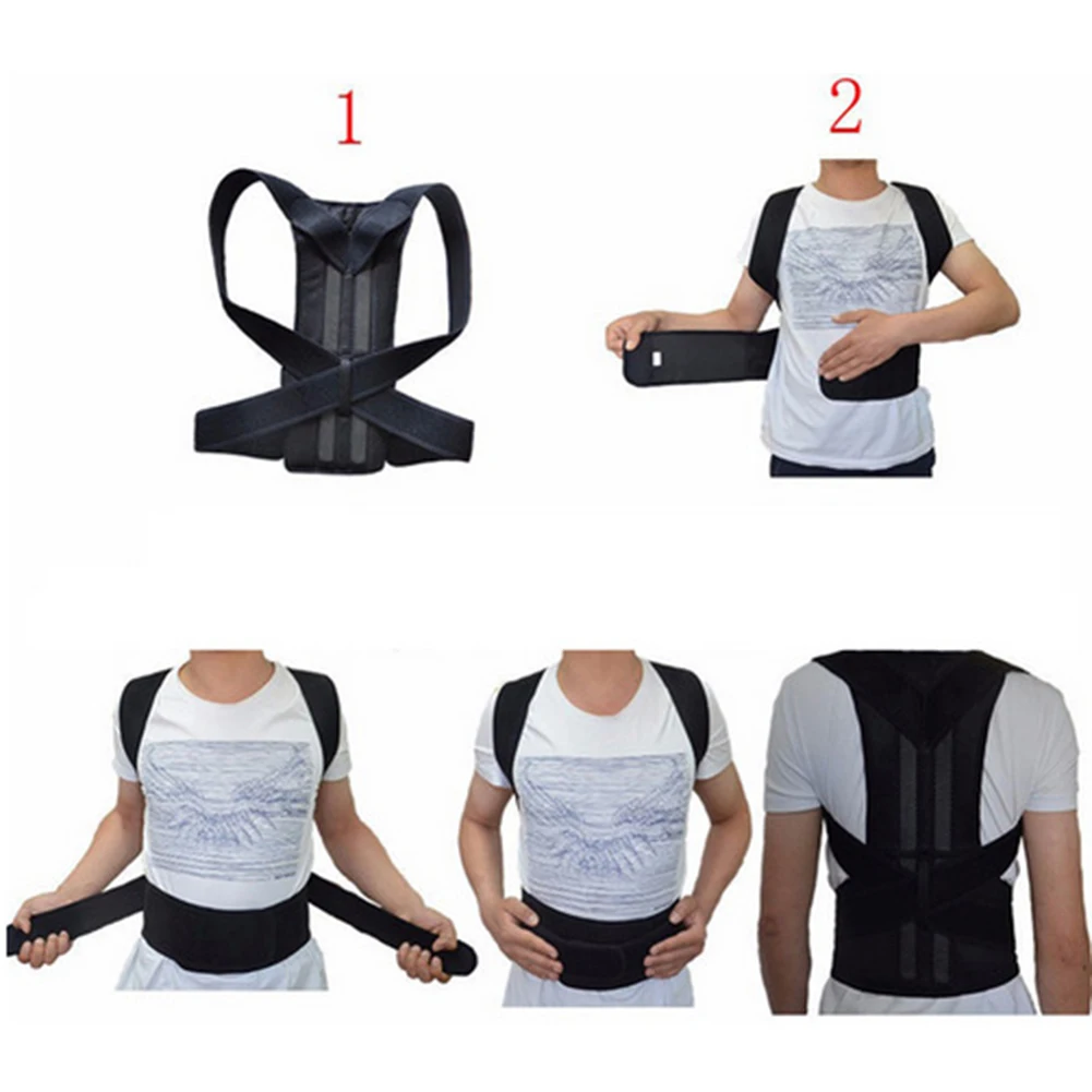 Мужской Женский Регулируемый магнитный ремень для поддержки спины|Фиксатор