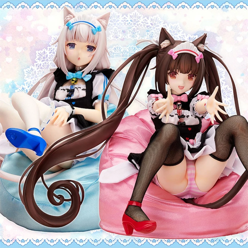 Оригинальная фигурка NEKOPARA Chocola из ванильного ПВХ игрушки реальная одежда масштаб