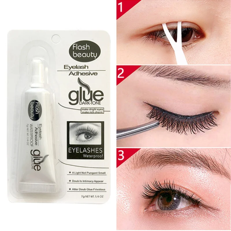 Клей для накладных ресниц мягкий и не раздражающий легко удаляет макияж клей