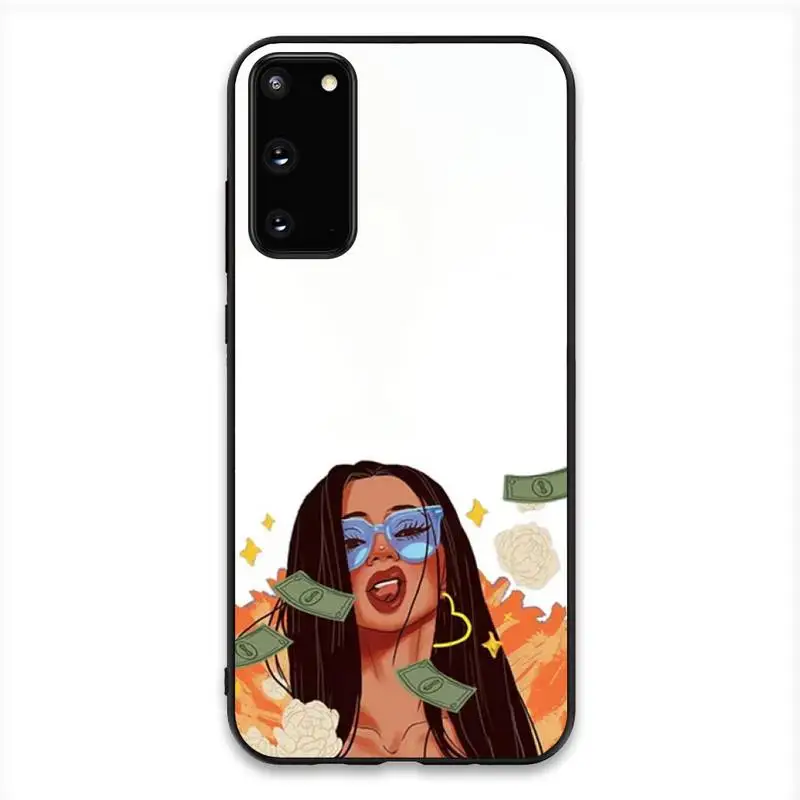 

Babaite Queen Afro Melanin Poppin Soft Phone Cover For Samsung S20 S10 S8 S9 Plus S7 S6 S5 Note10 Note9 S10lite