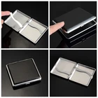 20 палочек классический кожаный и сплав чехол коробка металлический держатель Контейнер Персонализированная автоматическая коробка для зажигалки