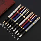 Ручка перьевая 2022 металлическая, параллельная, с различными наконечниками