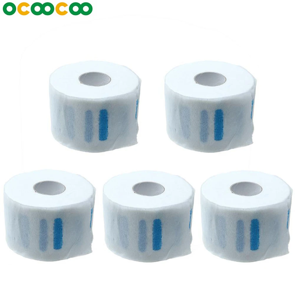 1 рулон бумажный воротник окрашивание волос салон защита покрытия одноразовые