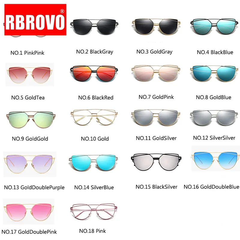 RBROVO, классические женские солнцезащитные очки Cateye, винтажные яркие цвета, металлические очки, уличные очки для покупок, UV400