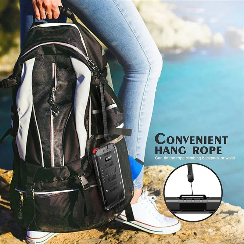 Роскошный бронированный металлический алюминиевый водонепроницаемый чехол для