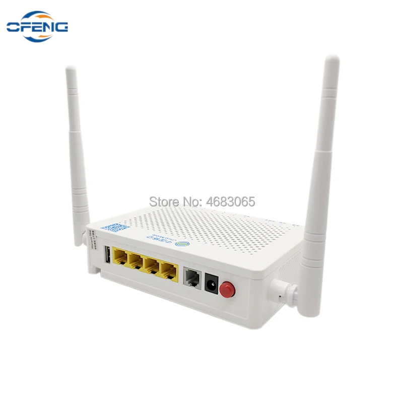 Оптоволоконный модем ZTE GPON ONU ONT F663NV3A 1GE + 3FE 1Voice 1USB WIFI 2 4G FTTH оптический сетевой