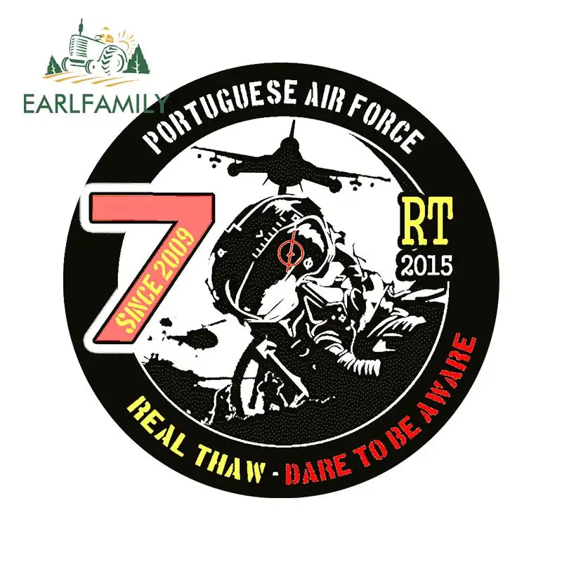 EARLFAMILY наклейка на автомобиль, португальская Организация ВВС, закрытая воздушная поддержка, военные упражнения, военные упражнения, виниловая наклейка, креативная наклейка s EARLFAMILY наклейка на автомобиль, португальская Организация ВВС, закрытая воздушная поддержка, военные упражнения, военные упражнения, виниловая наклейка, креативная наклейка s