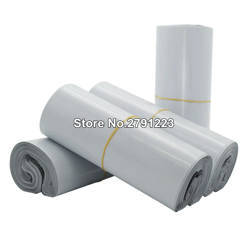 100 шт./лот Пластиковые самоклеящиеся пакеты конверты для курьерских