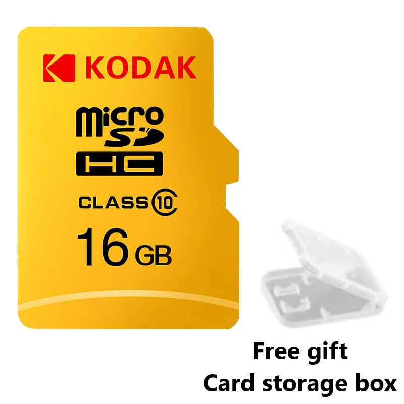 Kodak U3 V30 U1 класс 10 MicroSD XC SDHC sd карта памяти TF флэш-карта 512 ГБ 256 ГБ 128 Гб 64 ГБ 32 ГБ 16 ГБ для мобильного хранения видео - Емкость: U1 16GB