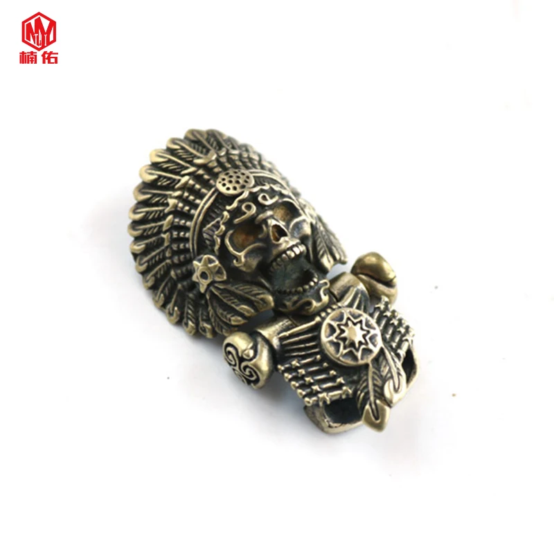 

1PC Indians Retro Brass Bracelet Buckle Accessories Pendant Jewelry Rope Knot Finishing Buckle