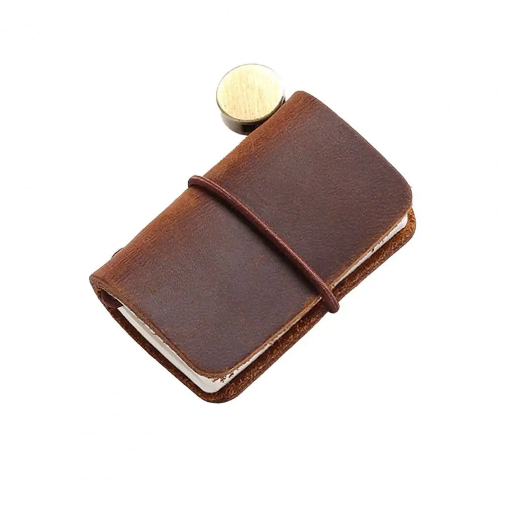 

Vintage Mini Notebook Paper Elegant Look Schedule Notebook for Travel