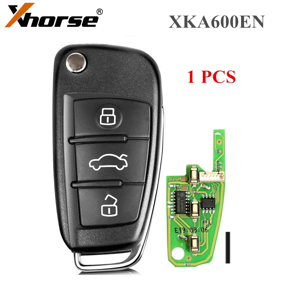 XHORSE XKA600EN VVDI2 для Audi A6L Q7 тип универсальный дистанционный ключ 3 кнопки| |