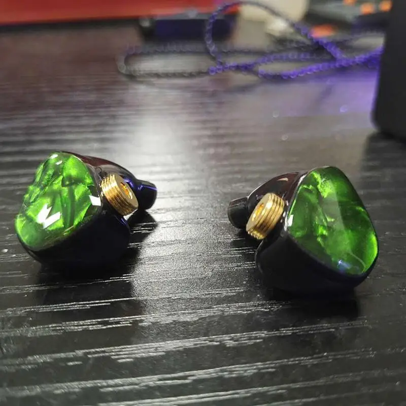 Наушники вкладыши PIZEN Shell KP520 с 3D рисунком из смолы супер бас DJ HIFI монитор IEM