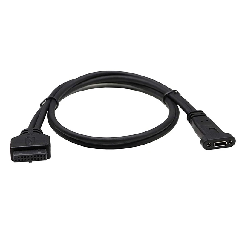 USB 3 0 20 Pin к C Передняя панель кабель заголовка гнездо Type гнездовой панели