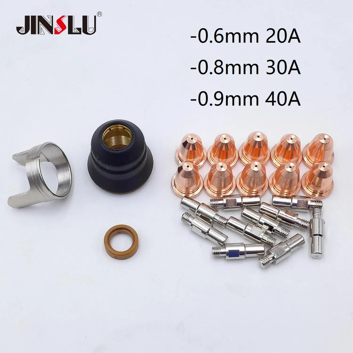 JINSLU S45 плазменный резак факела советы CUT55 CUT55i PT 40 PT40 IPT 60 PT60 PTM HC4000 подходит Telwin | Сварочные сопла -32967124013